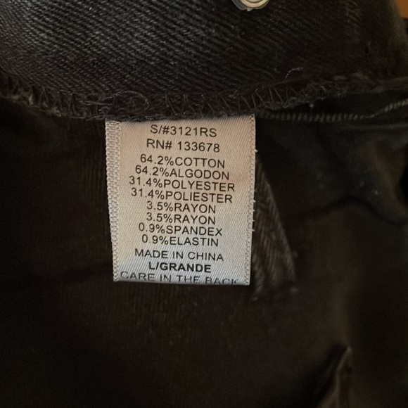 Faded Black Distressed Overalls - Picture 7 of 7